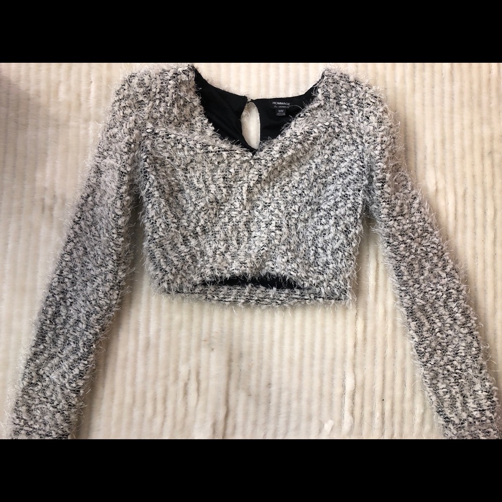 HOMAGE cap sleeve blouse